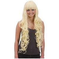 Professionell peruk - Blond långt lockigt Professionell peruk - Blond långt lockigt