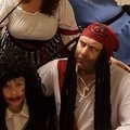 Riktigt nöjd. Pirat Lady maskeraddräkt