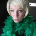 Kort page blond peruk Kort page blond peruk