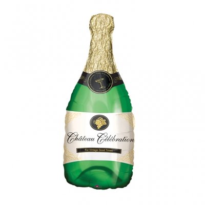 Folieballong - Champagne-flaska