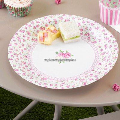 Frills & spills papperstallrikar 23 cm - 8 st