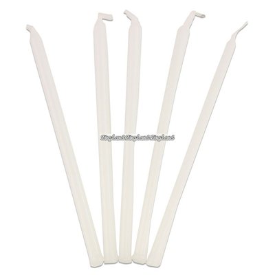 Vita smala ljus - 12 st