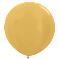 Jätteballong - Guld 80 cm