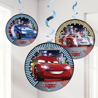 Disney bilar neon - hängande pappfigurer dekoration 1,2 m - 3 st Disney bilar neon - hängande pappfigurer dekoration 1,2 m - 3 st