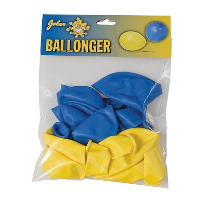 Sverige ballonger 10-pack