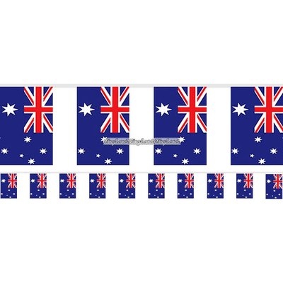 Australienska flaggor av plast - 4m