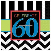 60-�rs f�delsedag kaffeservetter 3-lagers - 16 st