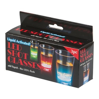 Blinkade shotglas 3-pack