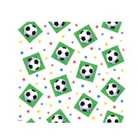 Bordsduk i plast till festen - med fotbollar