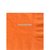 Orange 2-lagers kaffeservetter 25 cm - 125 st
