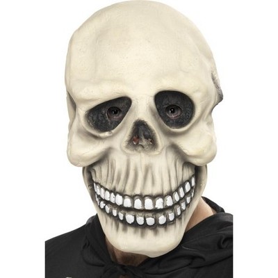 Mask skrmmande skelett, skum