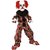 Skrämmande clown maskeraddräkt - Ålder 7-9 år