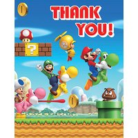 Super Mario Brothers - tackkort 6 st