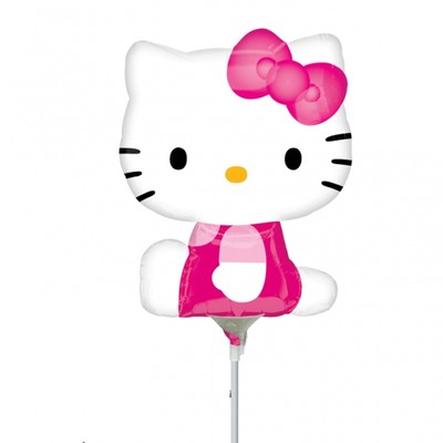 Hello Kitty folieballong p pinne - 23 cm