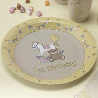 Rock A Bye Baby runda papperstallrikar 23 cm - 8 st Rock A Bye Baby runda papperstallrikar 23 cm - 8 st
