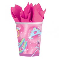 Prinsessparty pappersmuggar 266 ml - 8 st
