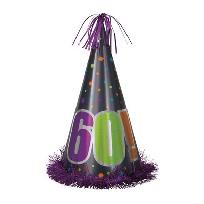 Jumbo partyhatt - 60!