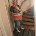 80-tals outfit Nättröja