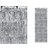 Glittrigt dörrdraperi - Silver 90 x 250 cm