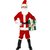 Tomte maskeraddräkt för barn - Ålder 7-9 år