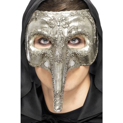 Lyxig venetiansk capitano mask