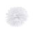 Pompom - Vit 35 cm