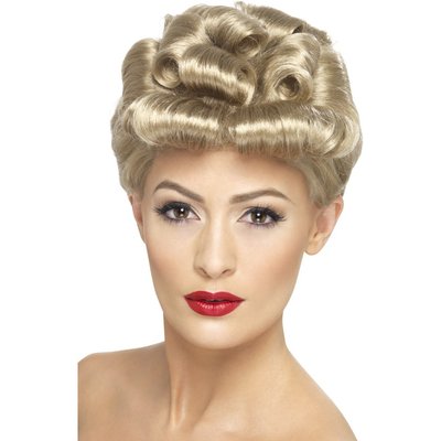 1940-tals Vintage peruk - blond