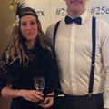Great Gatsby part 20150523 Fynd fjäderboa svart