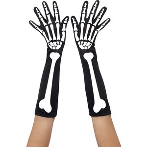 Handskar skelett tryck