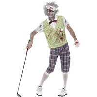 Zombie golfare maskeraddräkt