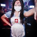 Sjuksköterska maskeraddräkt
