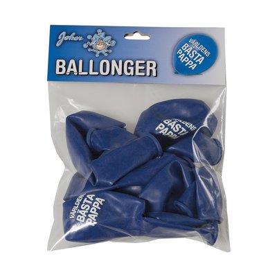 Vrldens bsta pappa ballonger 8-pack