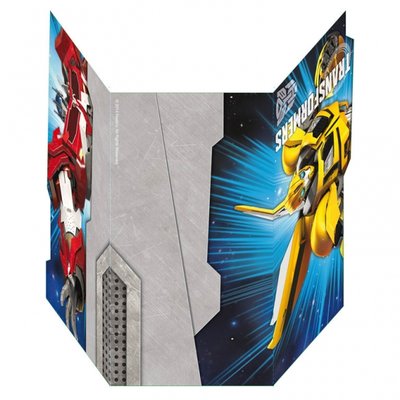 Inbjudningskort Transformers prime - 6 st