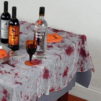 Bordsduk blodig i vv till halloweenfesten - 2,1m