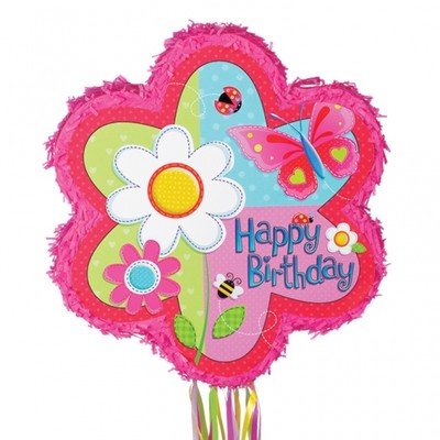 Trdgrdstema pinata fr barn