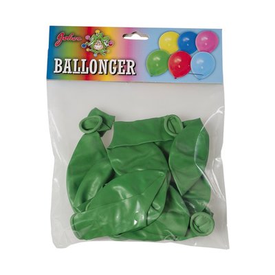 Grna ballonger 10-pack