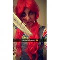 Chucky, den onda dockan maskeraddräkt - damstorlekar Chucky, den onda dockan maskeraddräkt - damstorlekar