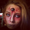 Min dotter på halloween