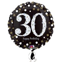 Folieballong - Sparkling Birthday 30