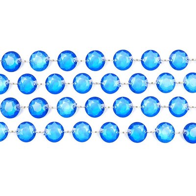 Kristallgirlang - Flera olika färger 100 cm