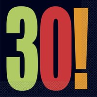 30-�rs servetter 16 st