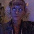 Jag själv på min Halloweenfest