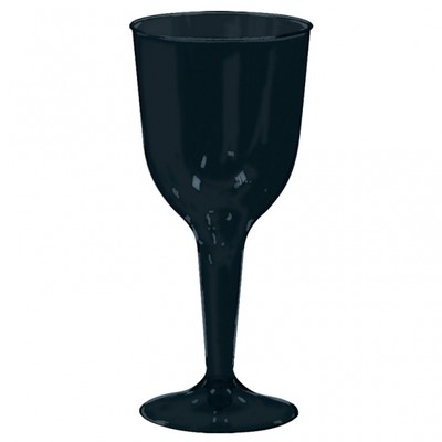 Jet svarta vinglas i plast - 295 ml - 18 st