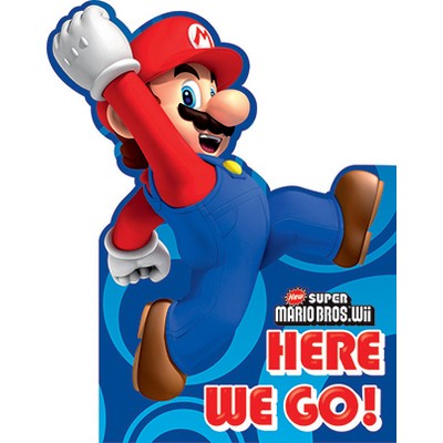 Super Mario brdrar inbjudningskort - 6 st