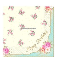 Happy birthday pappersservetter 33 cm - 20 st Happy birthday pappersservetter 33 cm - 20 st