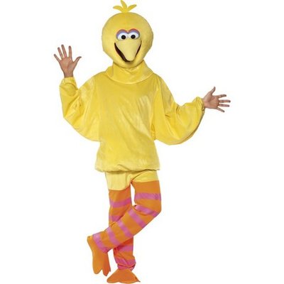 Sesame Street Big Bird maskeraddräkt - Medium Sesame Street Big Bird maskeraddräkt - Medium
