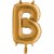 Bokstavsballong - B Guld 35 cm