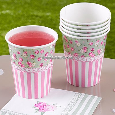 Frills & spills pappersmuggar 227 ml - 8 st