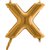 Bokstavsballong - X Guld 35 cm