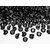 Diamantkonfetti - Svart 12 mm 100 st
